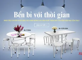 Bàn Inox Xuân Hòa: Bền bỉ với thời gian