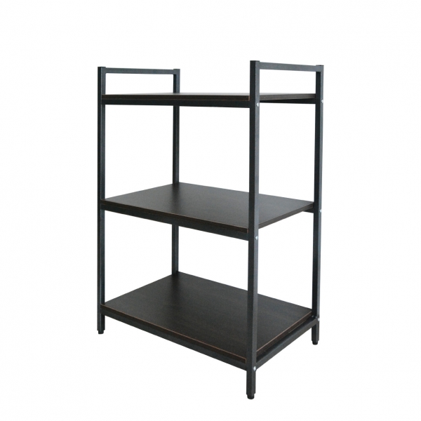 Kệ đa năng 3 tầng KNB-01-00  Khung sắt mặt gỗ MFC KT 640x400x950